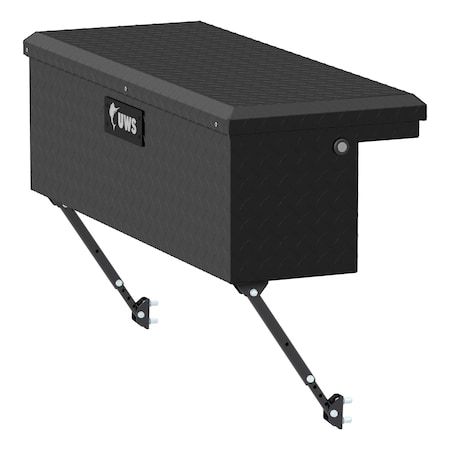 Uws Matte Black Aluminum 36 Truck Side Tool Box with Low Profile SpaceSaving Legs EC30363-MK2